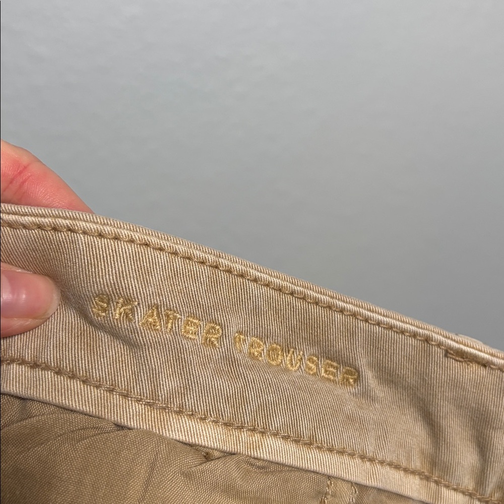 American Eagle Outfitters Women’s Tan Wide Leg Skater Pants size 6 - Picture 5 of 6